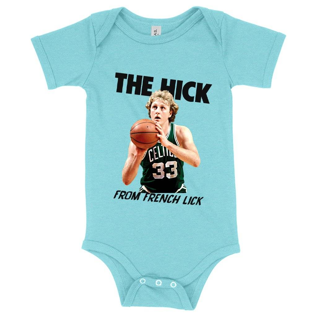 Baby The Hick From French Lick Onesie – Basketball Onesie Baby Clothing Kids & Baby Baby The Hick From French Lick Onesie - Basketball Onesie Baby Clothing Kids & Baby Color : Gray Triblend|Mauve Triblend|Ice Blue Triblend