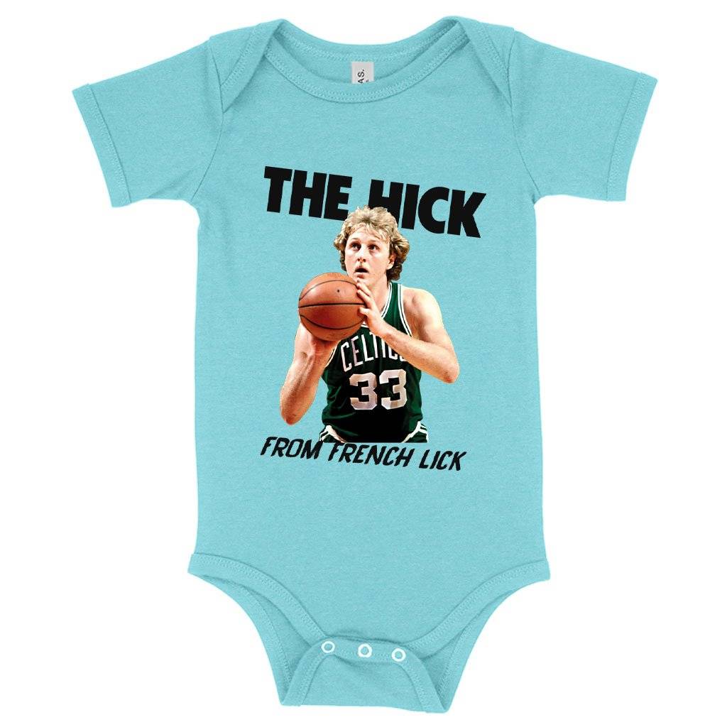Baby The Hick From French Lick Onesie – Basketball Onesie Baby Clothing Kids & Baby Baby The Hick From French Lick Onesie - Basketball Onesie Baby Clothing Kids & Baby Color : Gray Triblend|Mauve Triblend|Ice Blue Triblend