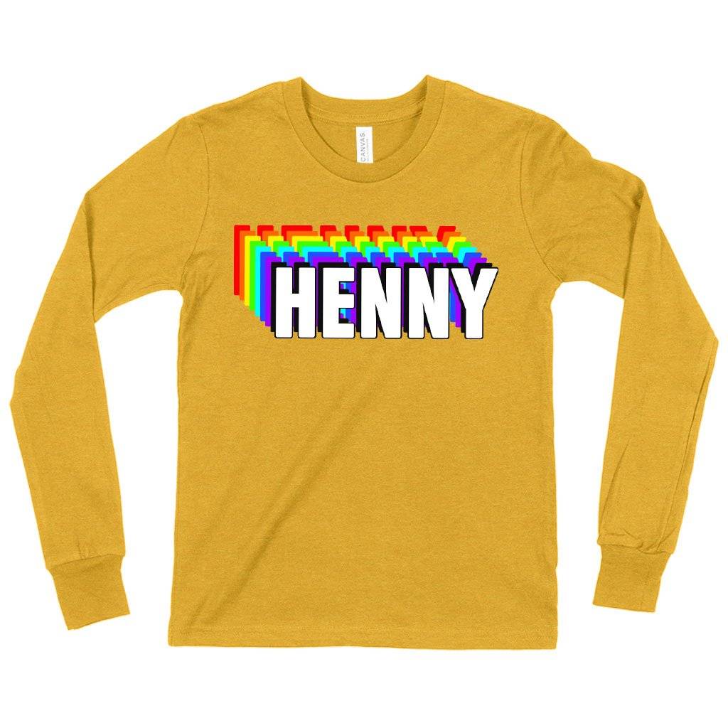 Kids’ Henny Long Sleeve T-Shirt – Graphic T-Shirt Baby Clothing Kids & Baby Kids' Henny Long Sleeve T-Shirt - Graphic T-Shirt Baby Clothing Kids & Baby Color : Heather Yellow Gold|White|True Royal Blue