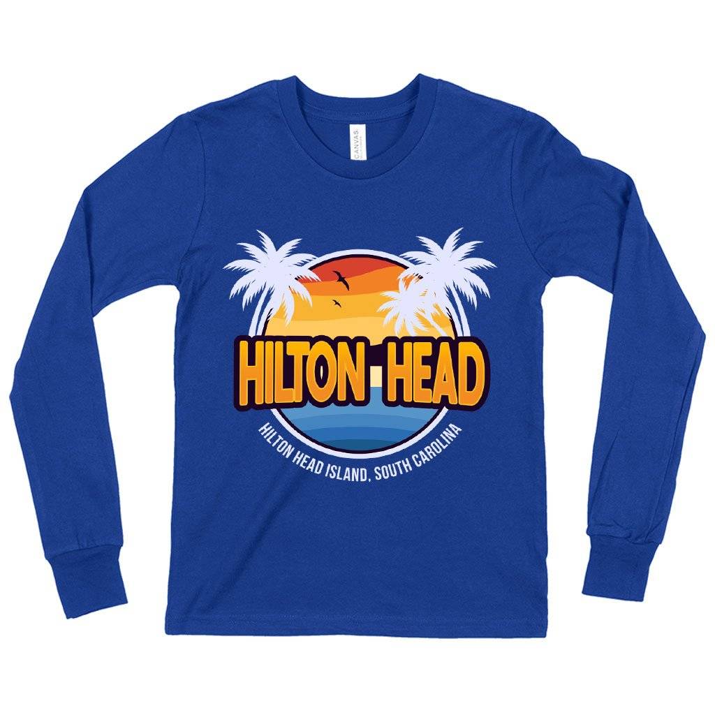 Kids’ Hilton Head Island Long Sleeve T-Shirt Baby Clothing Kids & Baby Kids' Hilton Head Island Long Sleeve T-Shirt Baby Clothing Kids & Baby Color : White|True Royal Blue|Heather Yellow Gold