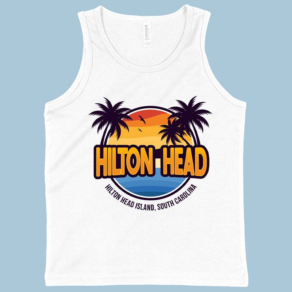 Kids' Hilton Head Island Tank Baby Clothing Kids & Baby Color : White|Neon Blue|Black 