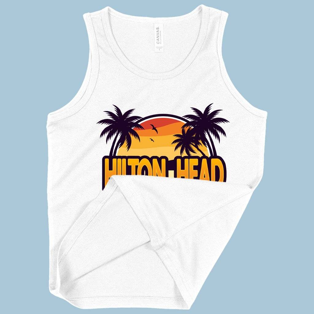 Kids' Hilton Head Island Tank Baby Clothing Kids & Baby Color : White|Neon Blue|Black 