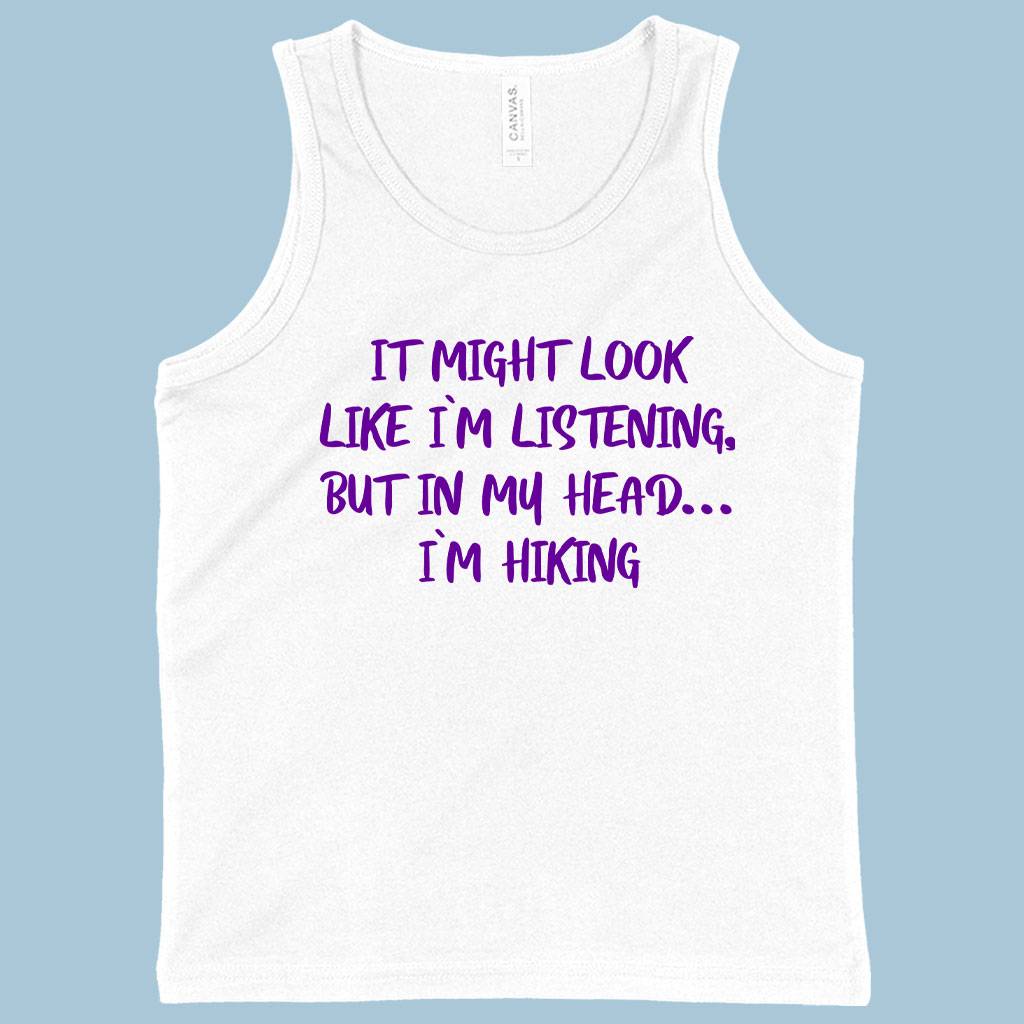 Kids’ I Might Look Like I’m Listening Tank – Hiking Boys’ Tank – Sarcastic Tank Baby Clothing Kids & Baby Kids' I Might Look Like I’m Listening Tank - Hiking Boys' Tank - Sarcastic Tank Baby Clothing Kids & Baby Color : Neon Pink|Neon Blue|White