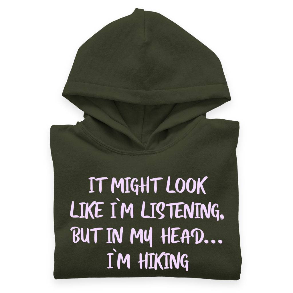 Kids’ Sponge Fleece I Might Look Like I’m Listening Hoodie – Hiking Boys’ Hoodie – Sarcastic Hoodie Baby Clothing Kids & Baby Kids' Sponge Fleece I Might Look Like I’m Listening Hoodie - Hiking Boys' Hoodie - Sarcastic Hoodie Baby Clothing Kids & Baby Color : Military Green|Dark Gray Heather|Black