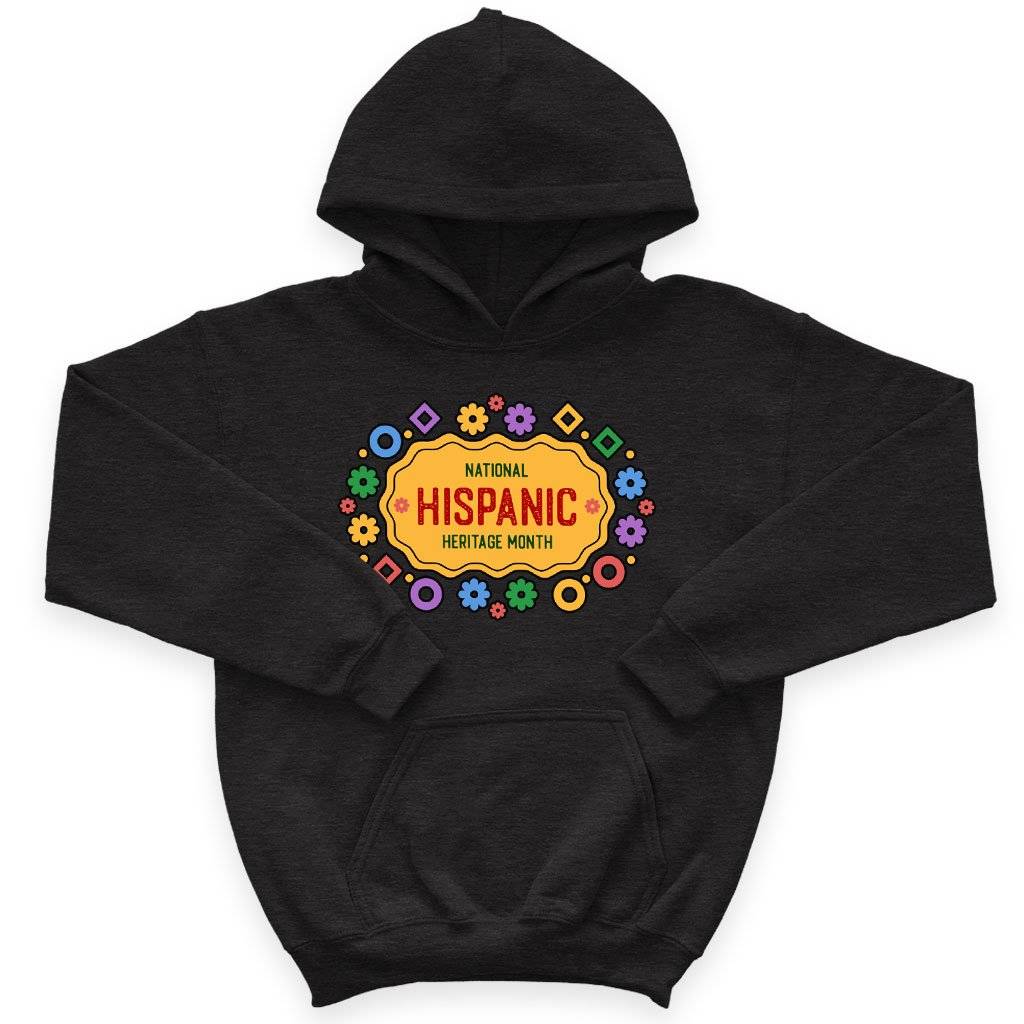 Kids’ Sponge Fleece National Hispanic Heritage Month Hoodie Spanish
