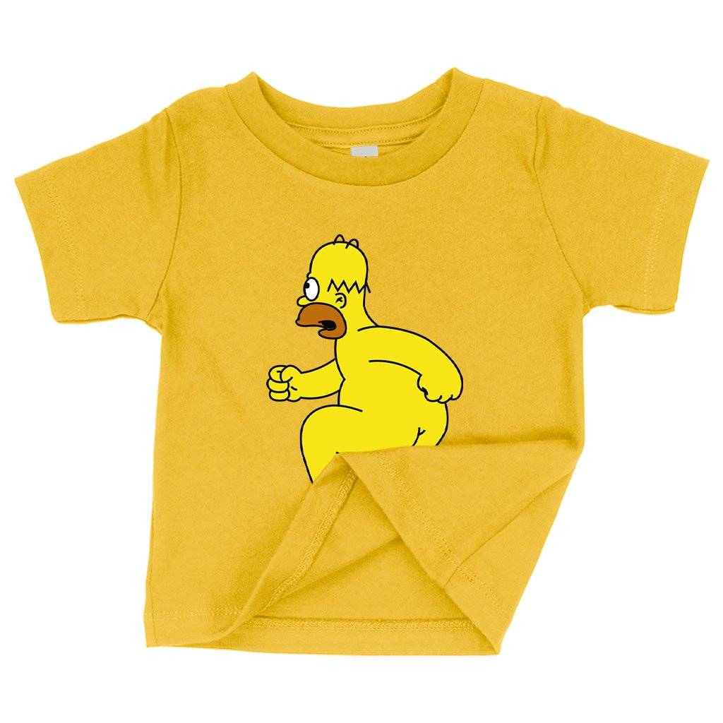 71611-a40236.jpeg Baby Homer T-Shirt - Simpsons T-Shirts Baby Clothing Kids & Baby Color : Yellow|Navy|Heather Columbia Blue