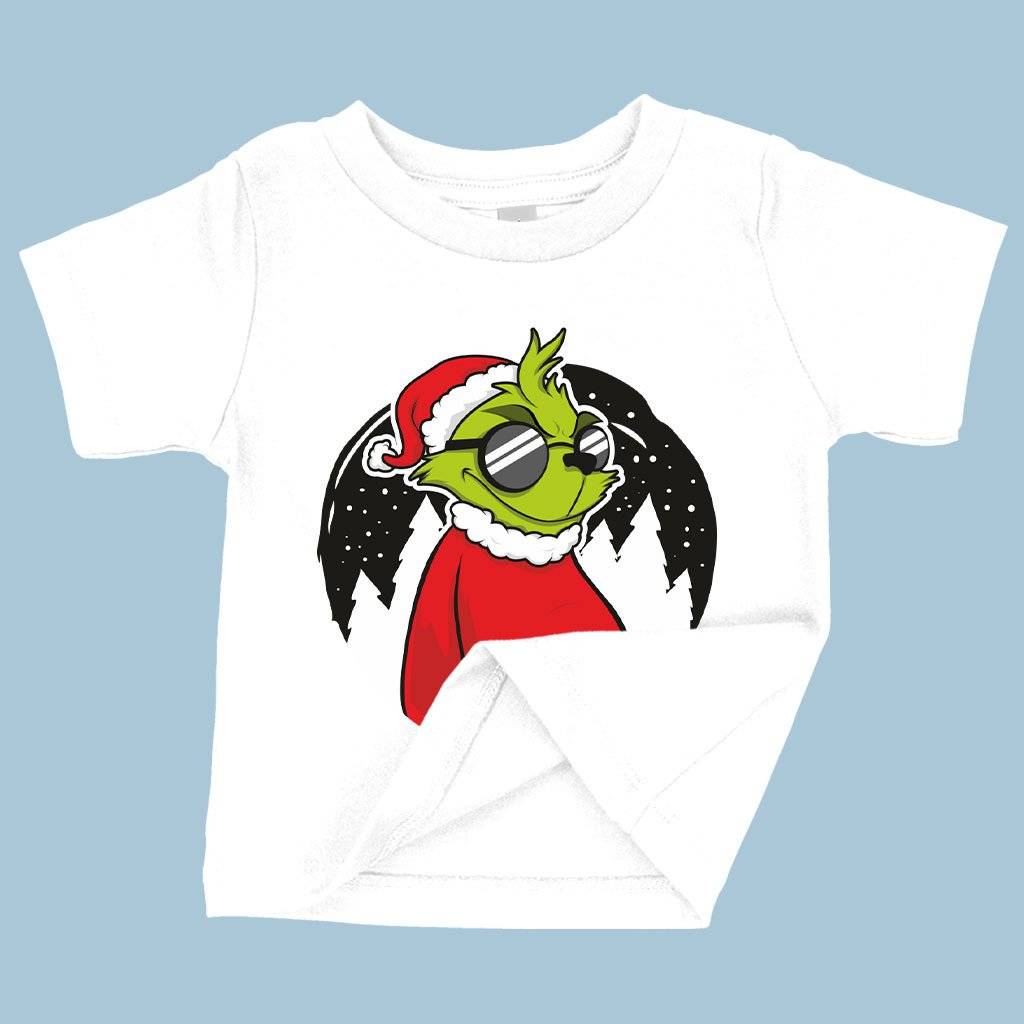 71612-5ce096.jpeg Baby Grinch T-Shirt - Christmas Funny T-Shirt Baby Clothing Kids & Baby Color : White|Heather Columbia Blue|Pink