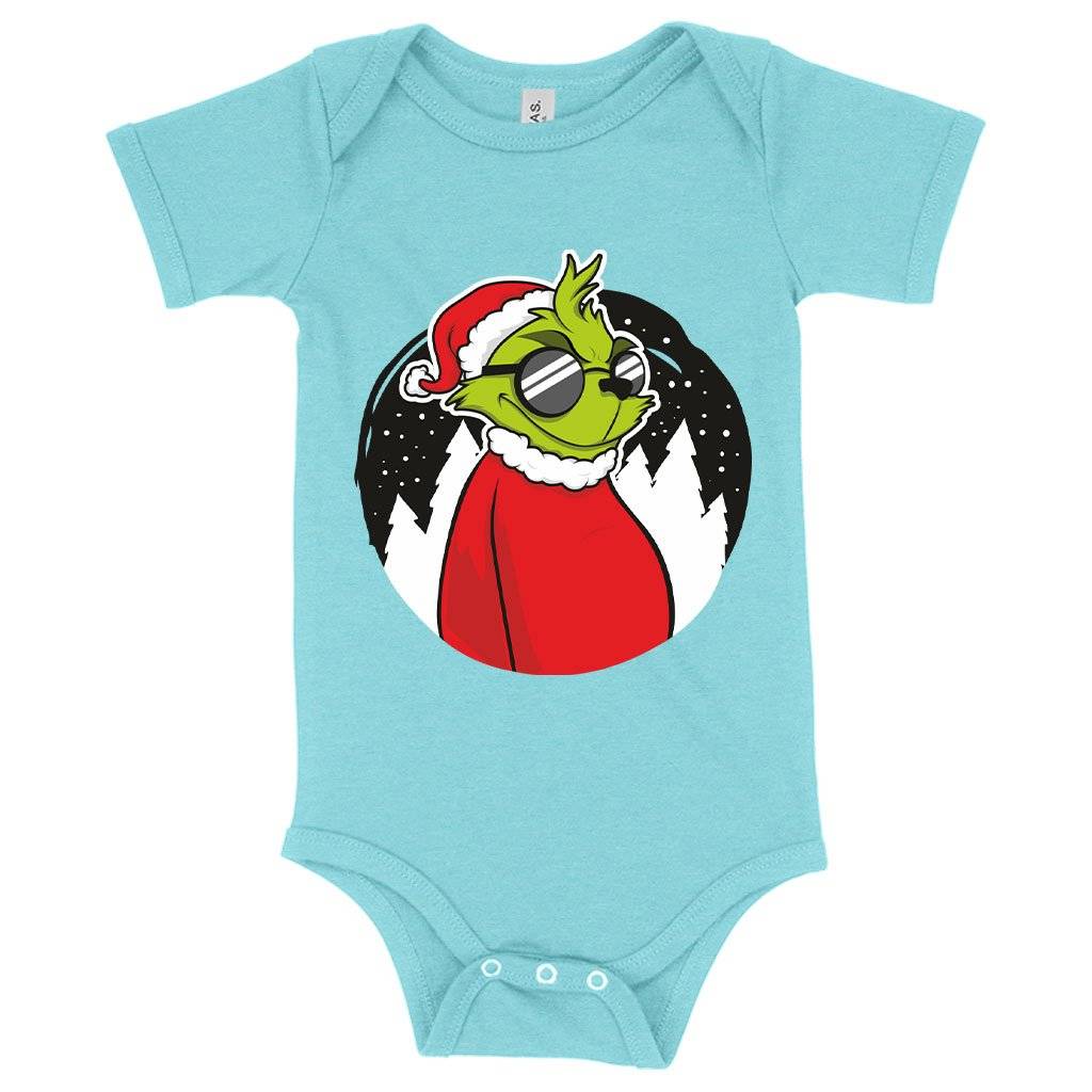 71618-64756a.jpeg Baby Grinch Onesie - Christmas Funny Onesie Baby Clothing Kids & Baby Color : Peach Triblend|Mauve Triblend|Ice Blue Triblend