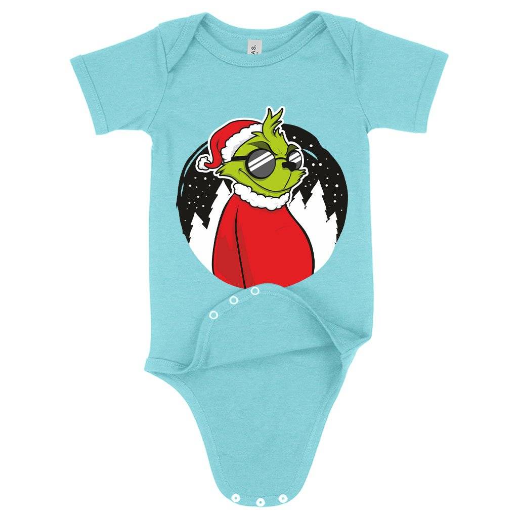 71618-776931.jpeg Baby Grinch Onesie - Christmas Funny Onesie Baby Clothing Kids & Baby Color : Peach Triblend|Mauve Triblend|Ice Blue Triblend