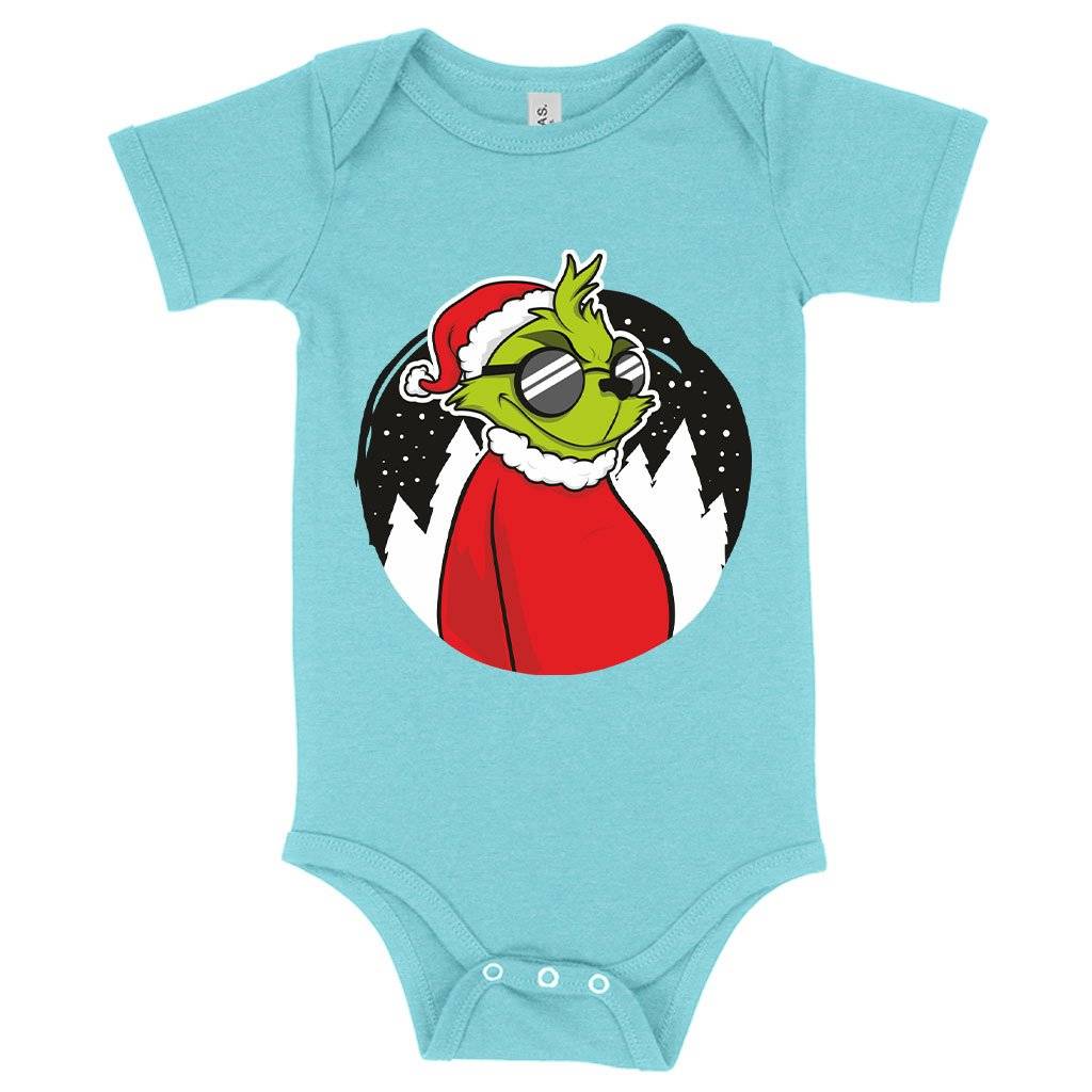 71618-c2db59.jpeg Baby Grinch Onesie - Christmas Funny Onesie Baby Clothing Kids & Baby Color : Peach Triblend|Mauve Triblend|Ice Blue Triblend