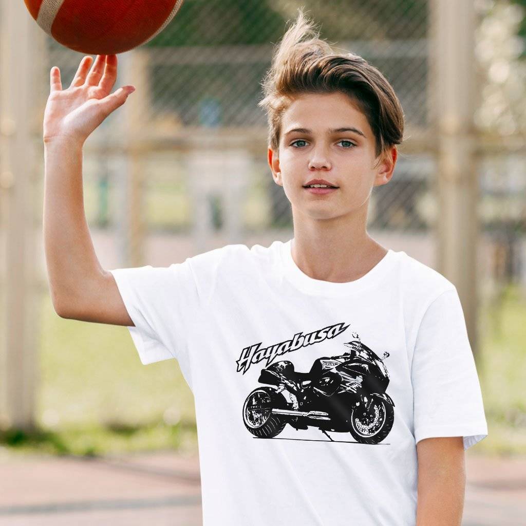 Kids' Hayabusa T-Shirt - Bike T-Shirt Kids & Baby Kids' Clothing Color : White|Black|Mustard 