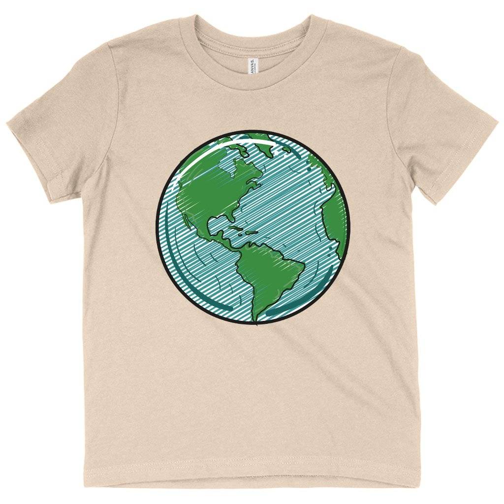 72380-840c9c.jpeg Kids' Globe T-Shirt - America T-Shirt Kids & Baby Kids' Clothing Color : White|Natural|Mustard