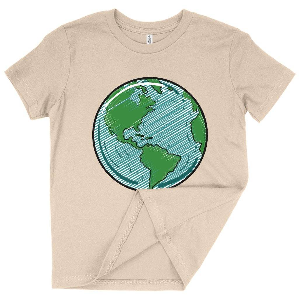 72380-ddbd1f.jpeg Kids' Globe T-Shirt - America T-Shirt Kids & Baby Kids' Clothing Color : White|Natural|Mustard