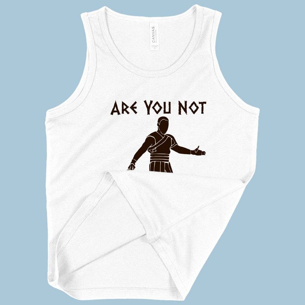 72381-83d8ca.jpeg Kids' Are You Not Entertained Tank - Gladiator Tank - Movies Tank Kids & Baby Kids' Clothing Color : White|Athletic Heather|Neon Blue