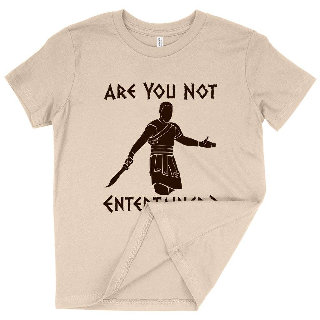 72383-560a96.jpeg Kids' Are You Not Entertained T-Shirt - Gladiator T-Shirt - Movies T-Shirt Kids & Baby Kids' Clothing Color : Natural|Pink|Mustard