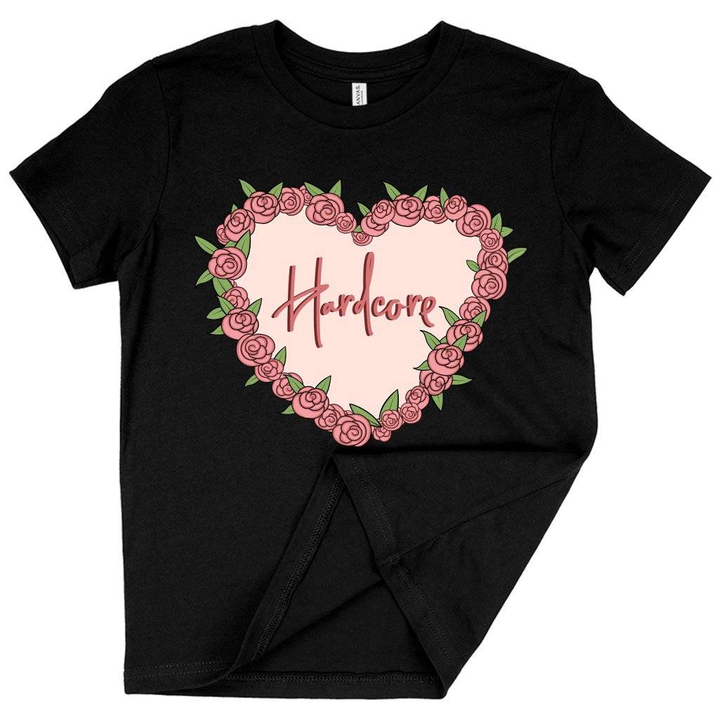 72516-4e66ae.jpeg Kids' Hardcore T-Shirt - Heart T-Shirt Kids & Baby Kids' Clothing Color : Black|Pink|White