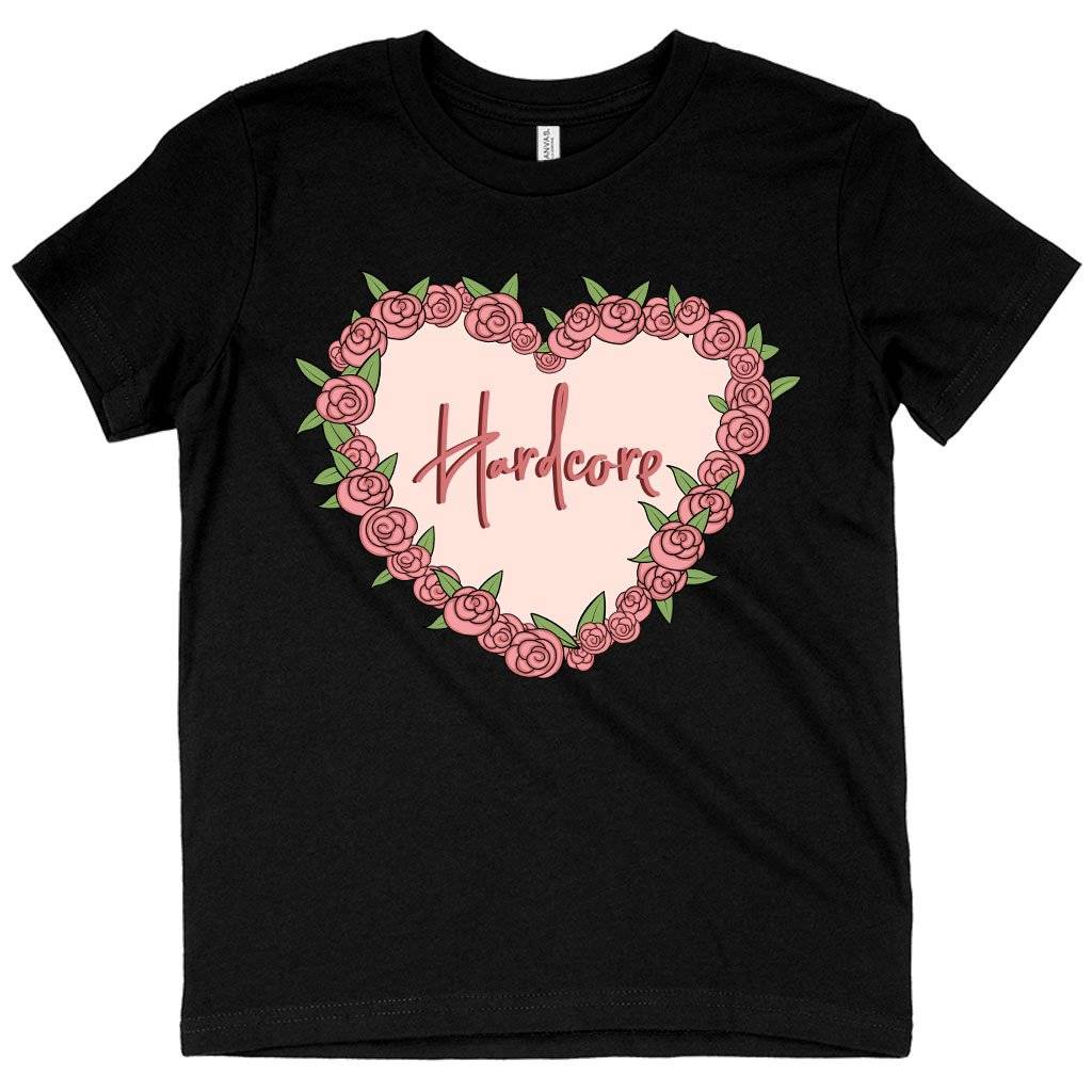 72516-8145d5.jpeg Kids' Hardcore T-Shirt - Heart T-Shirt Kids & Baby Kids' Clothing Color : Black|Pink|White