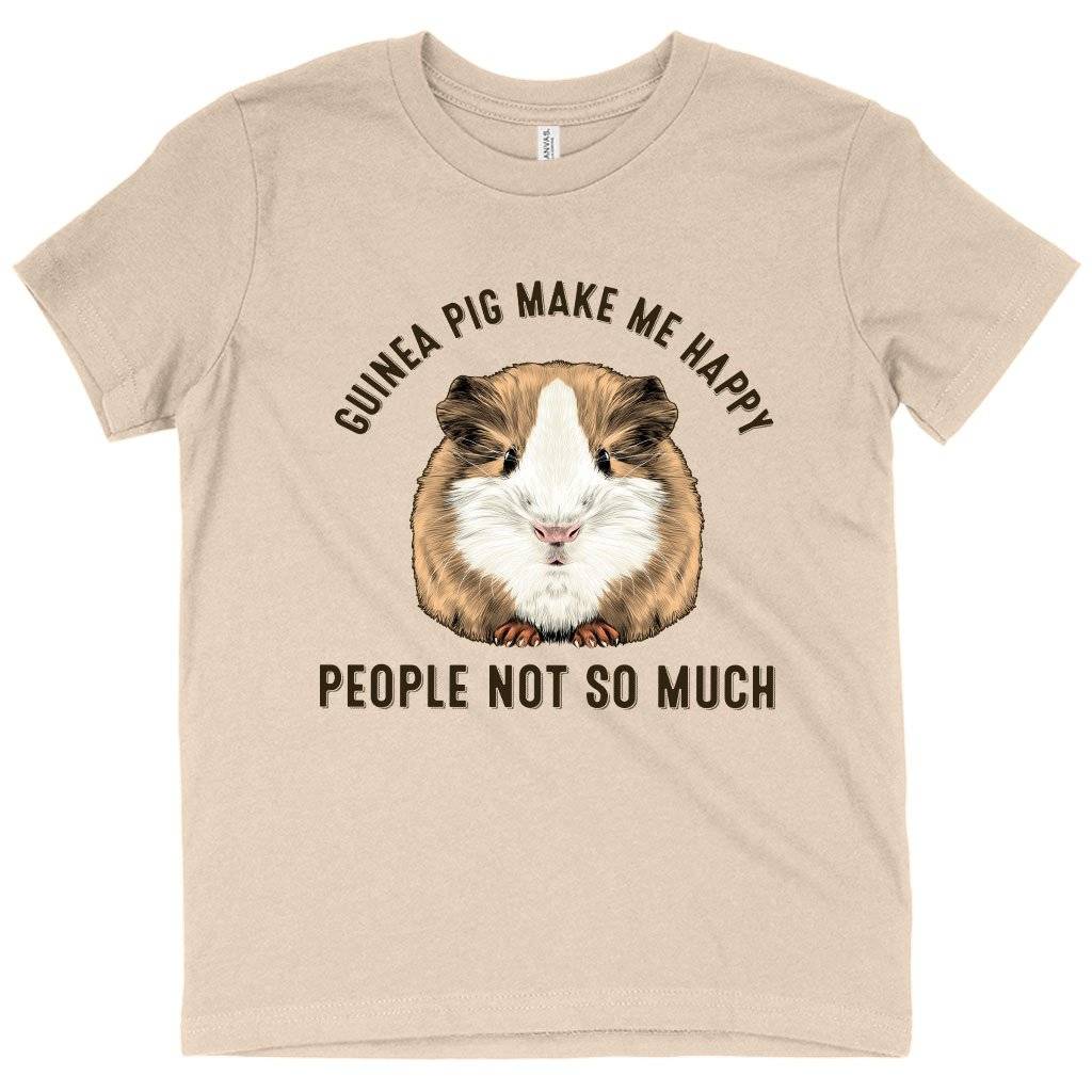 72521-1ab268.jpeg Kids' Guinea Pig Make me Happy T-Shirt - Guinea T-Shirt - Funny Animal T-Shirt Kids & Baby Kids' Clothing Color : White|Pink|Natural