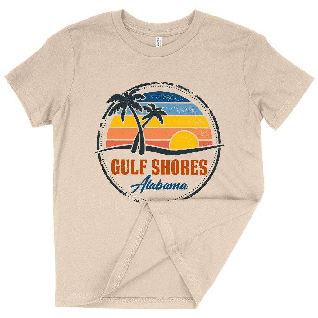 72522-65ddaa.jpeg Kids' Gulf Shores T-Shirt - Alabama T-Shirt Kids & Baby Kids' Clothing Color : Pink|Mustard|Natural