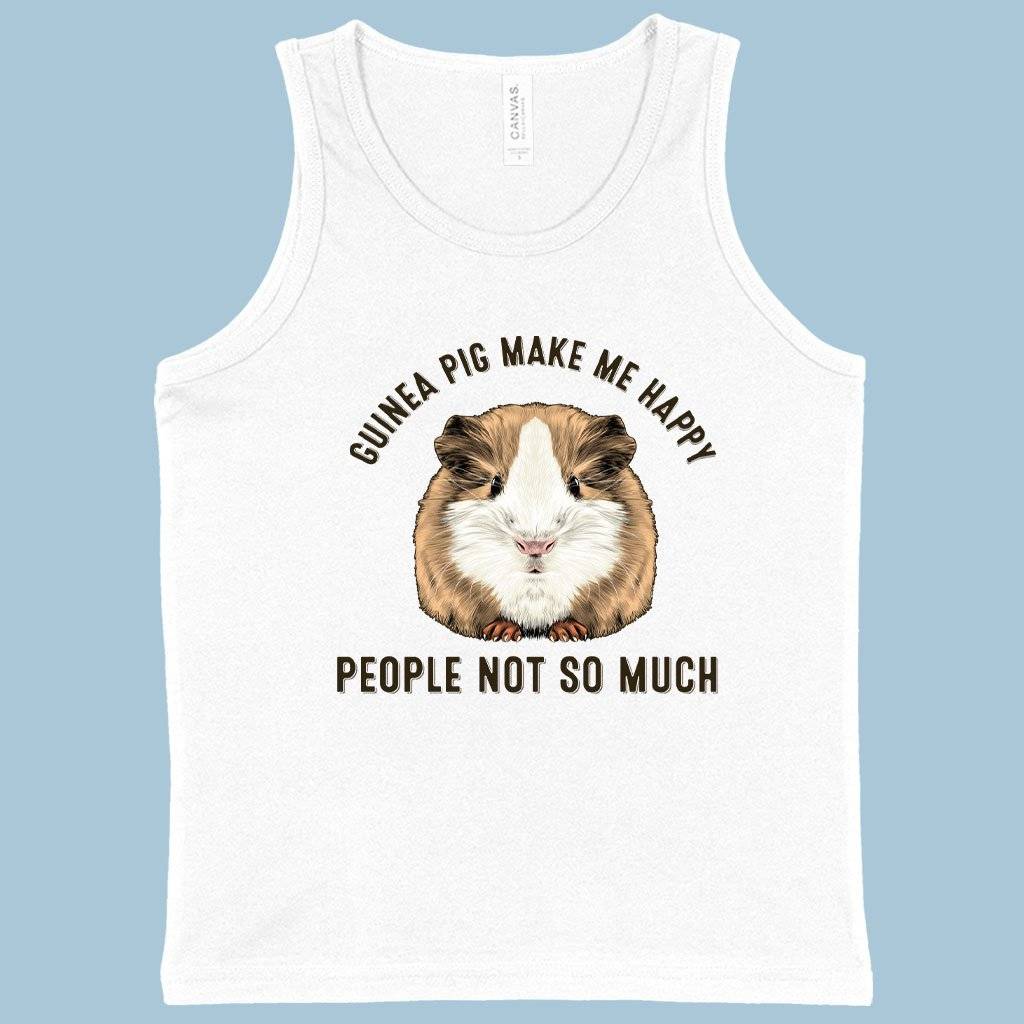 72530-949aa5.jpeg Kids' Guinea Pig Make me Happy Tank - Guinea Tank - Funny Animal Tank Kids & Baby Kids' Clothing Color : Neon Blue|Athletic Heather|White