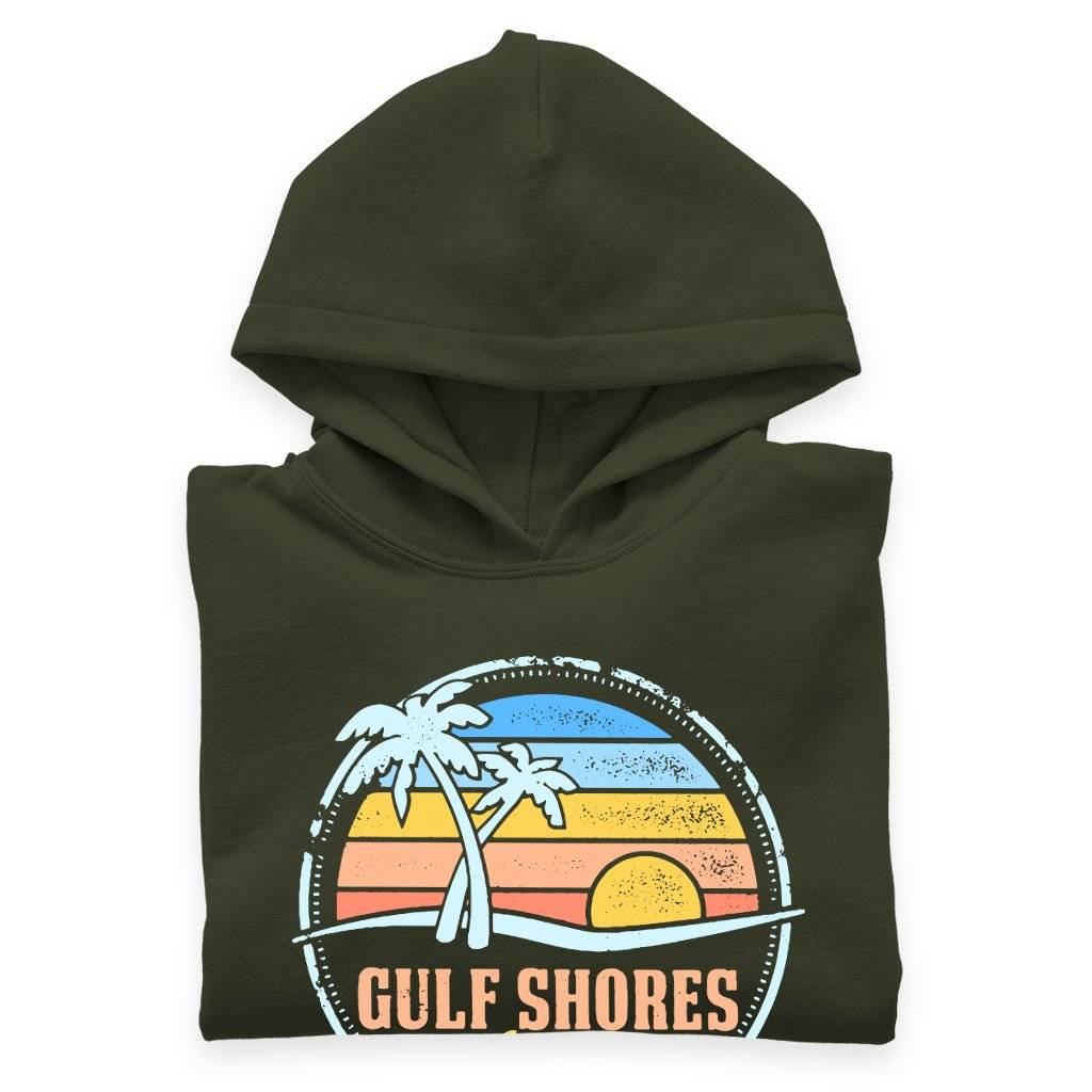 72539-3336a4.jpeg Kids' Sponge Fleece Gulf Shores Hoodie - Alabama Hoodie Kids & Baby Kids' Clothing Color : Military Green|Mauve|Dark Gray Heather