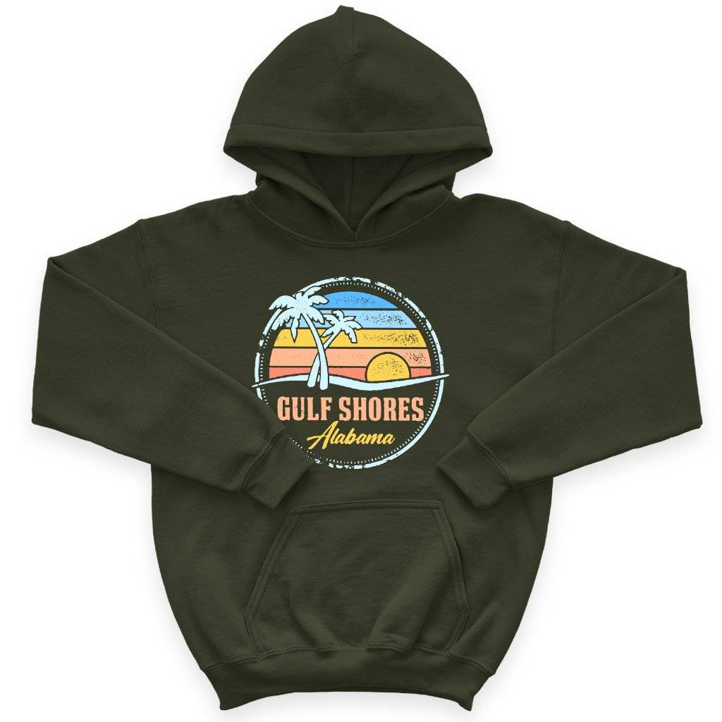 72539-fb3b2a.jpeg Kids' Sponge Fleece Gulf Shores Hoodie - Alabama Hoodie Kids & Baby Kids' Clothing Color : Military Green|Mauve|Dark Gray Heather