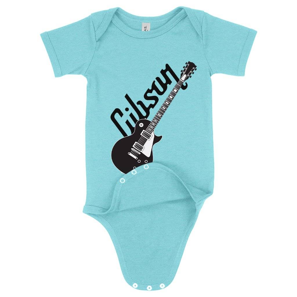72669-221e68.jpeg Baby Gibson Les Paul Onesie - Guitar Onesie Baby Clothing Kids & Baby Color : Peach Triblend|Gray Triblend|Ice Blue Triblend
