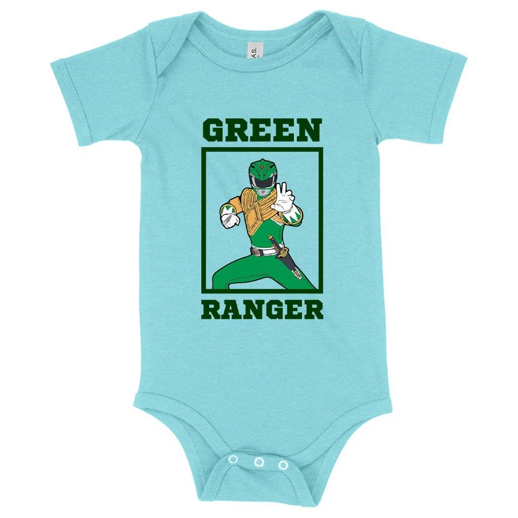72671-8d6c8f.jpeg Baby Green Ranger Onesie - Vintage Onesie Baby Clothing Kids & Baby Color : Peach Triblend|Ice Blue Triblend|Gray Triblend