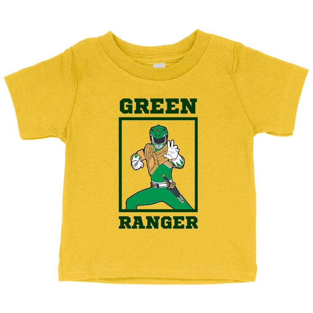 72676-3d6de2.jpeg Baby Green Ranger T-Shirt - Vintage T-Shirt Baby Clothing Kids & Baby Color : White|Navy|Yellow