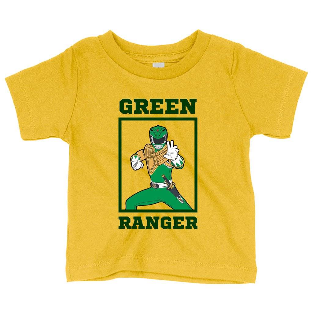 72676-c451dc.jpeg Baby Green Ranger T-Shirt - Vintage T-Shirt Baby Clothing Kids & Baby Color : White|Navy|Yellow