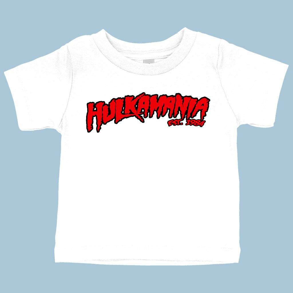 72678-520b7e.jpeg Baby Hulkamania T-Shirt - Hulk Hogan T-Shirt Baby Clothing Kids & Baby Color : Heather Columbia Blue|Yellow|White
