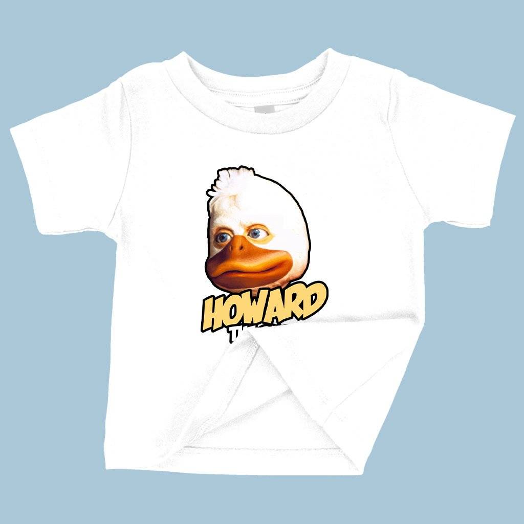 72681-a1f3af.jpeg Baby Howard the Duck T-Shirt - Retro T-Shirt Baby Clothing Kids & Baby Color : Yellow|Heather Columbia Blue|White