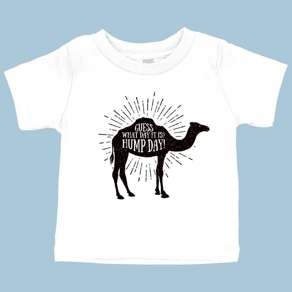 72689-771126.jpeg Baby It's Hump Day T-Shirt - Camel T-Shirt Baby Clothing Kids & Baby Color : Yellow|Heather Columbia Blue|White