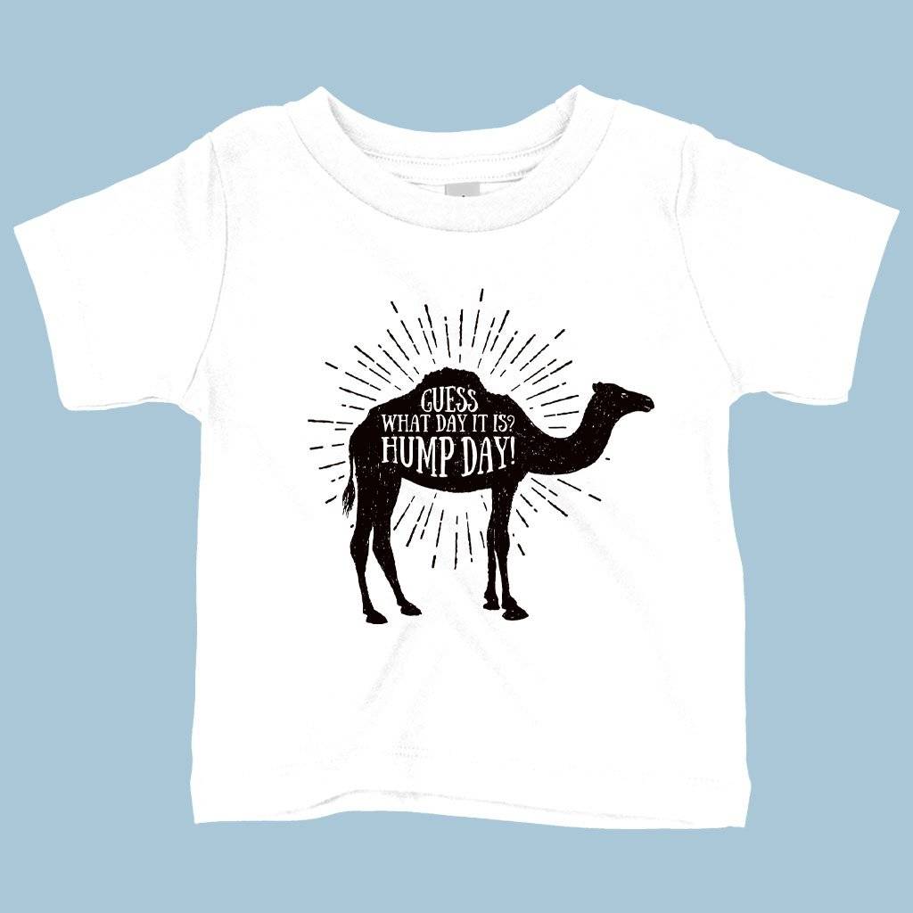 72689-8b4c13.jpeg Baby It's Hump Day T-Shirt - Camel T-Shirt Baby Clothing Kids & Baby Color : Yellow|Heather Columbia Blue|White