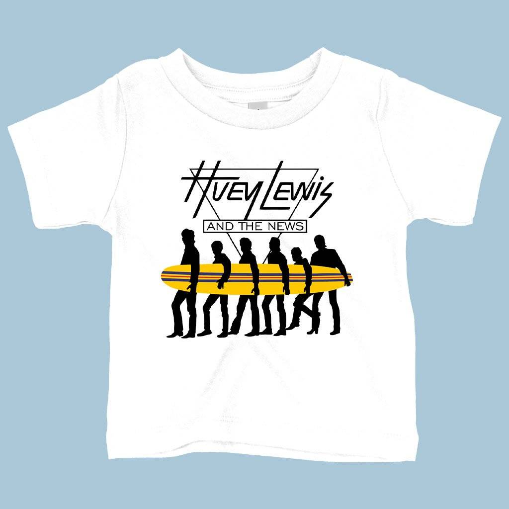 72698-170740.jpeg Baby Huey Lewis and the News T-Shirt - 80's T-Shirt Baby Clothing Kids & Baby Color : Heather Columbia Blue|Navy|White