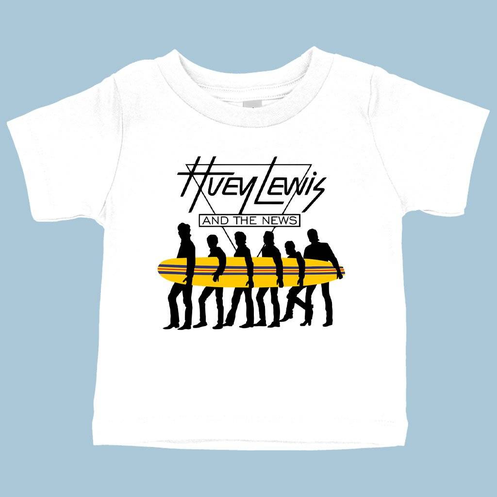 72698-191a3a.jpeg Baby Huey Lewis and the News T-Shirt - 80's T-Shirt Baby Clothing Kids & Baby Color : Heather Columbia Blue|Navy|White