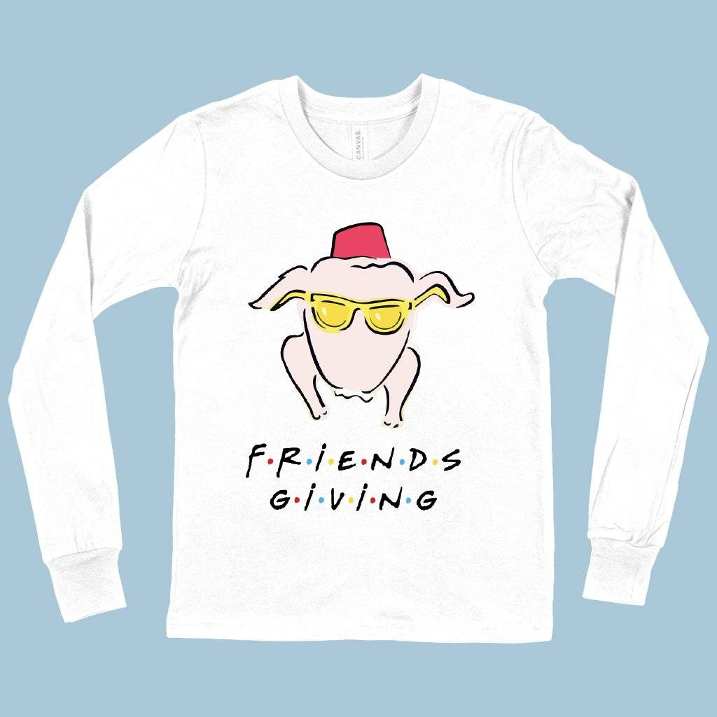 72830-173e1a.jpeg Kids' Friendsgiving Long Sleeve T-Shirt - Thanksgiving T-Shirts Kids & Baby Kids' Clothing Color : Black|True Royal Blue|White