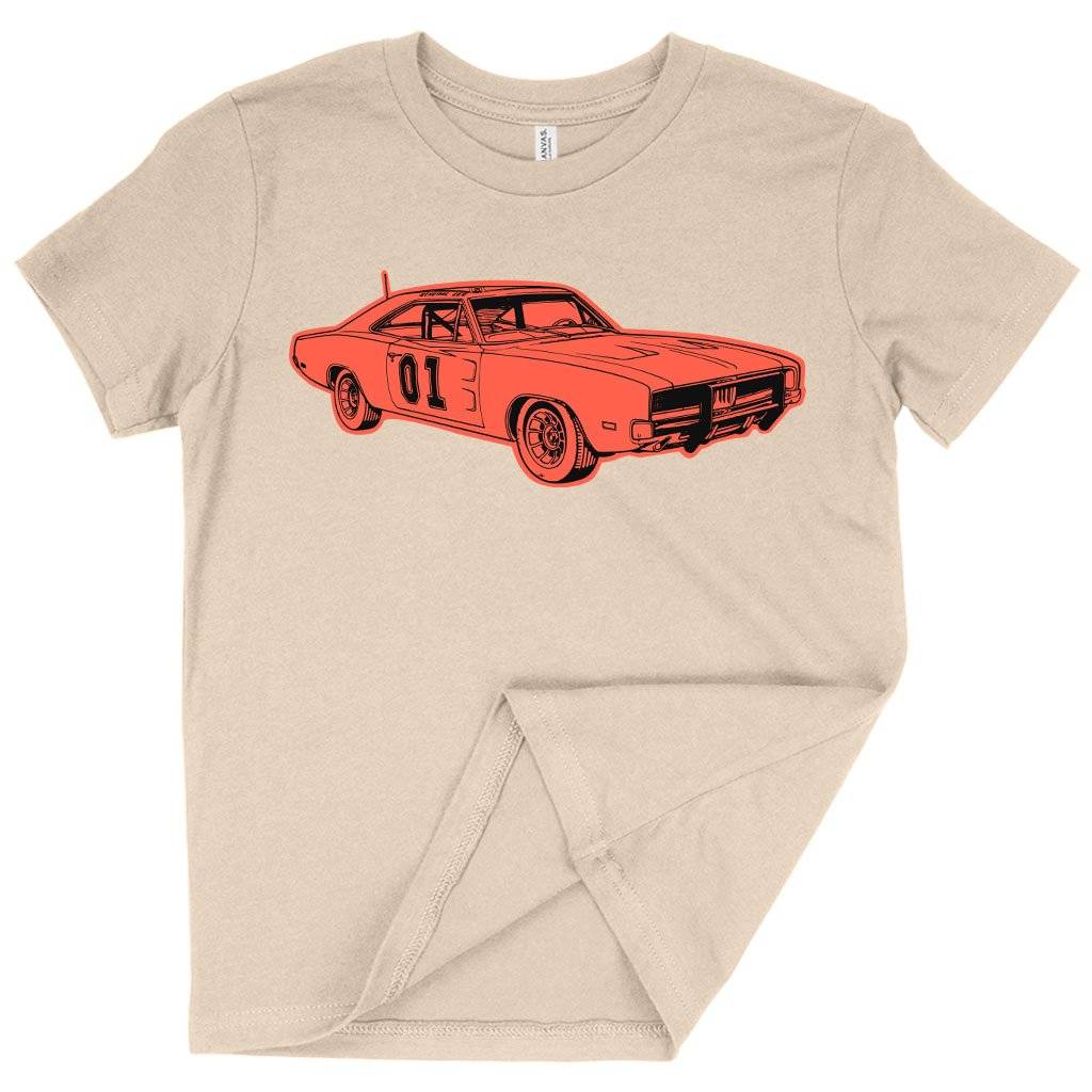 72832-653c3e.jpeg Kids' General Lee T-Shirt - Car T-Shirt Kids & Baby Kids' Clothing Color : White|Natural|Black