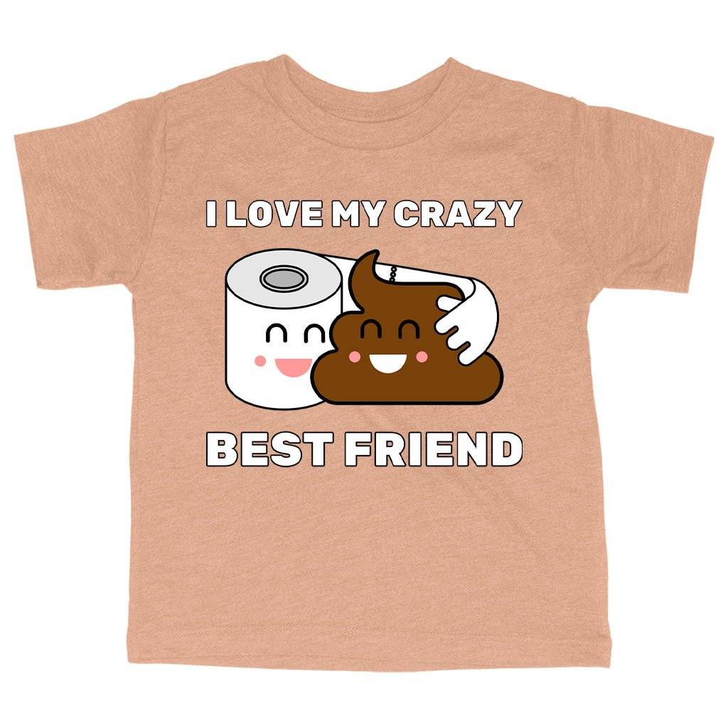 73268-9ff9c9.jpeg Triblend Toddler I Love My Best Friend T-Shirt - Bestie T-Shirt Kids & Baby Toddler Clothing Color : Ice Blue Triblend|Olive Triblend|Peach Triblend