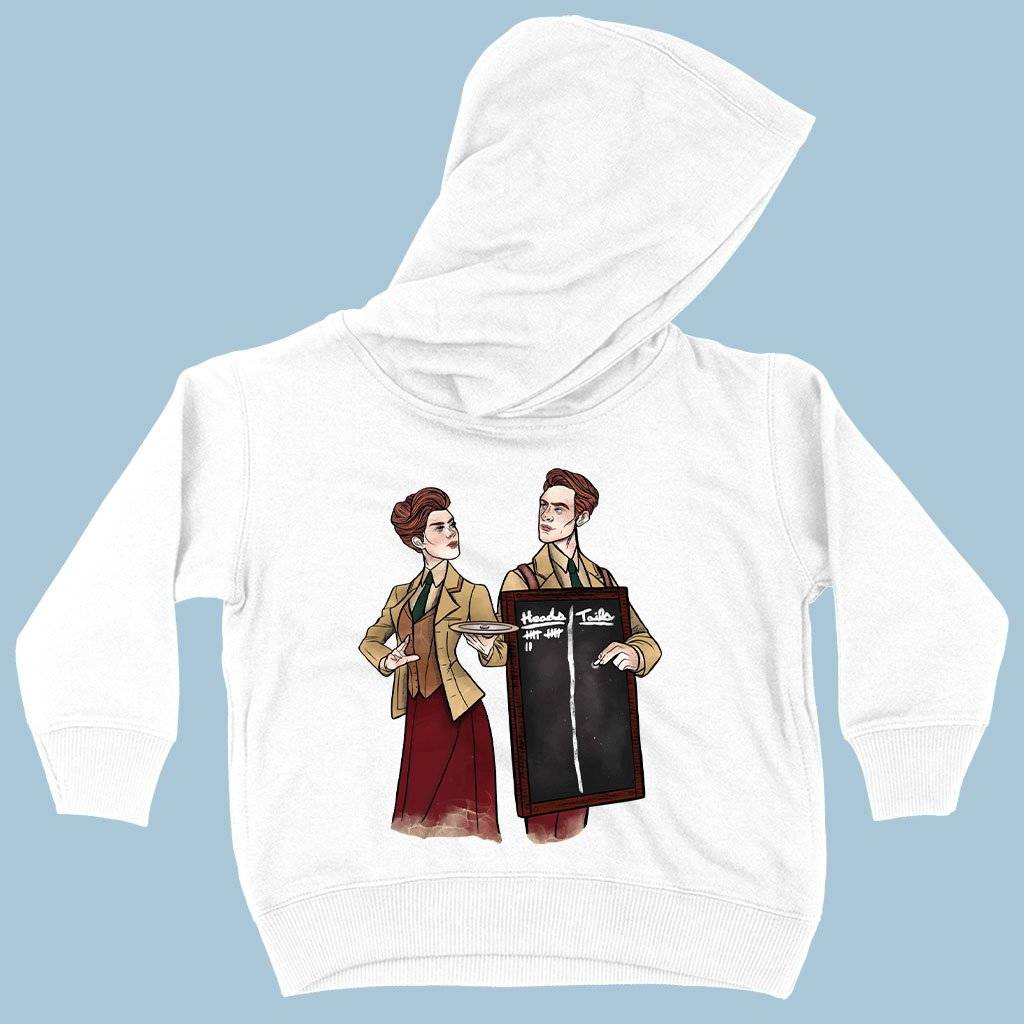 73269-41568b.jpeg Toddler Heads or Tails Hoodie - Graphic Hoodie Kids & Baby Toddler Clothing Color : White|Pink|Black