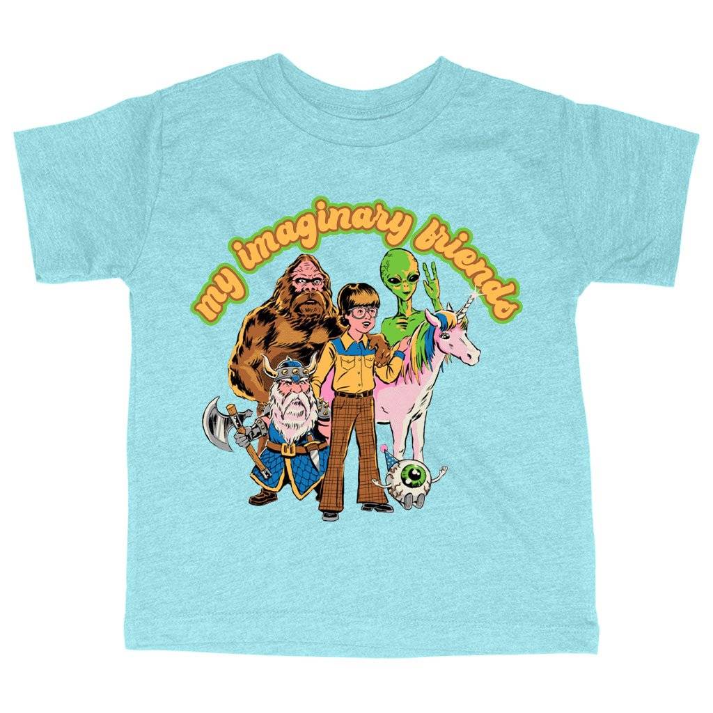 73270-83a7c1.jpeg Triblend Toddler My Imaginary Friends T-Shirt - Graphic T-Shirts Kids & Baby Toddler Clothing Color : Ice Blue Triblend|Olive Triblend|Peach Triblend