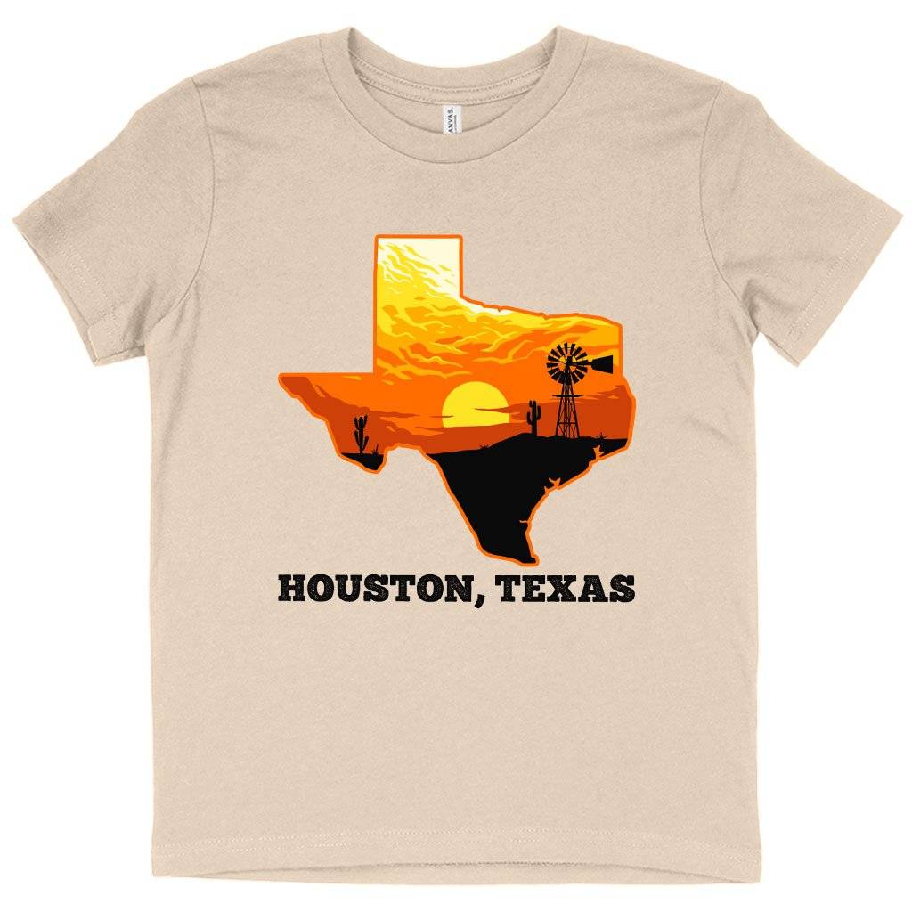 73338-2eaa62.jpeg Kids' Houston Texas T-Shirt - Cool Houston T-Shirts Kids & Baby Kids' Clothing Color : Mustard|Natural|Heather Red
