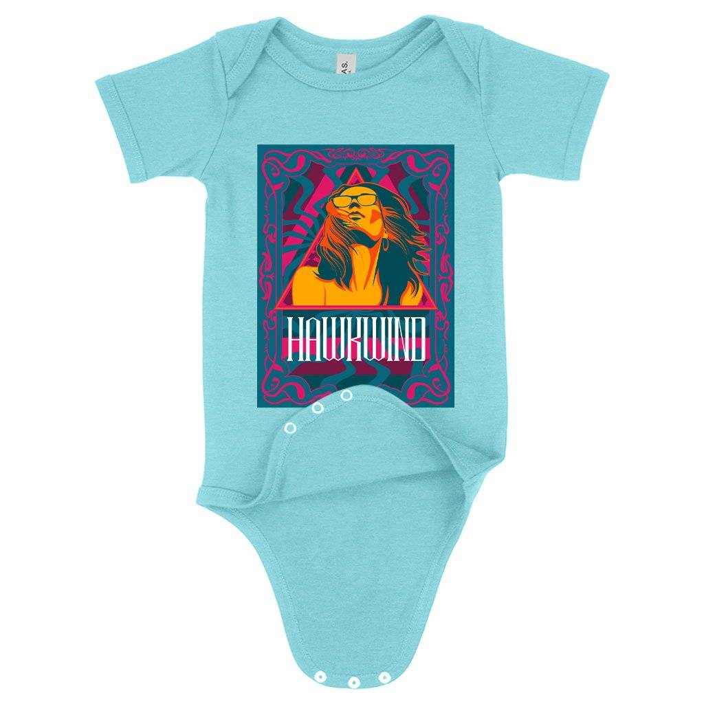 73477-ca9032.jpeg Baby Hawkwind Onesie - Vintage Hawkwind Band Onesies Baby Clothing Kids & Baby Color : Peach Triblend|Ice Blue Triblend|Gray Triblend
