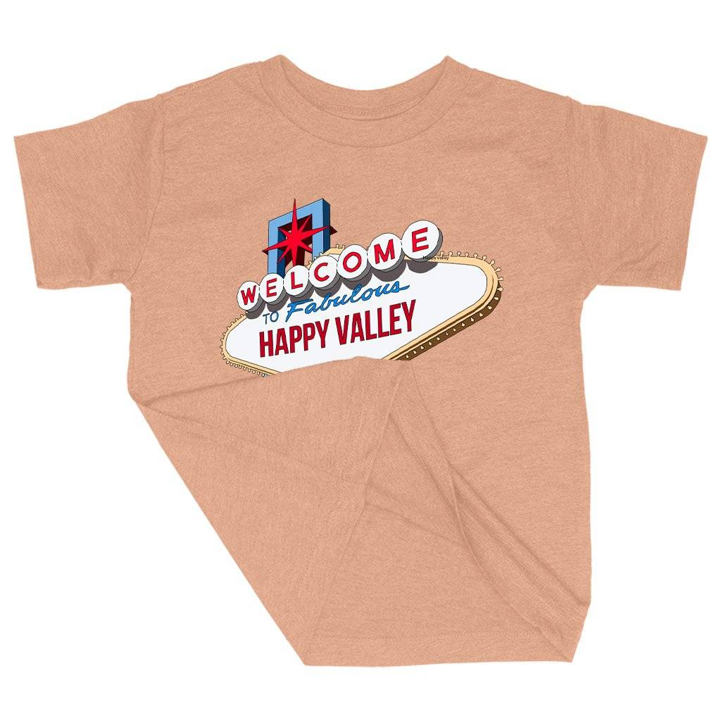 73568-1b1759.jpeg Triblend Toddler Welcome to Fabulous Happy Valley T-Shirt - Vintage T-Shirt Kids & Baby Toddler Clothing Color : Ice Blue Triblend|Olive Triblend|Peach Triblend