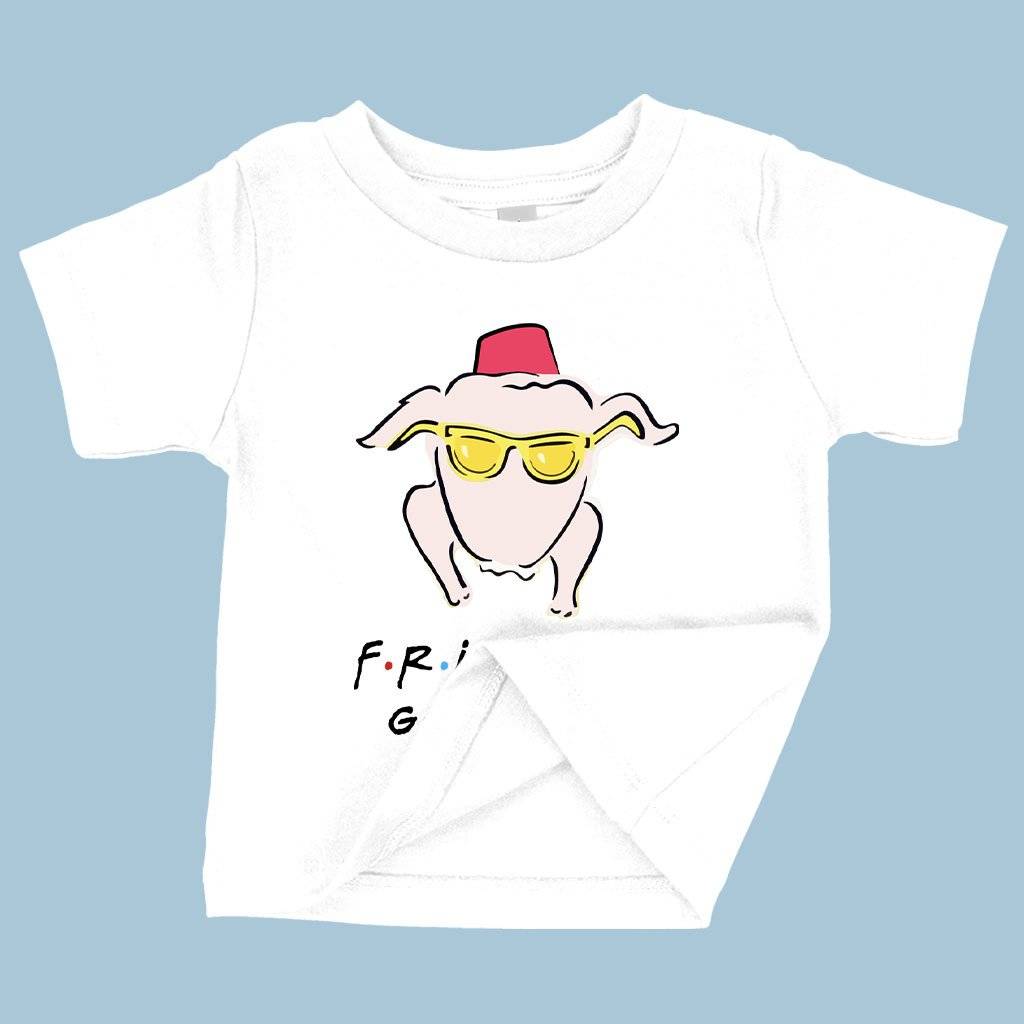 73693-2e5b63.jpeg Baby Friendsgiving T-Shirt - Thanksgiving T-Shirts Baby Clothing Kids & Baby Color : Heather Columbia Blue|Navy|White