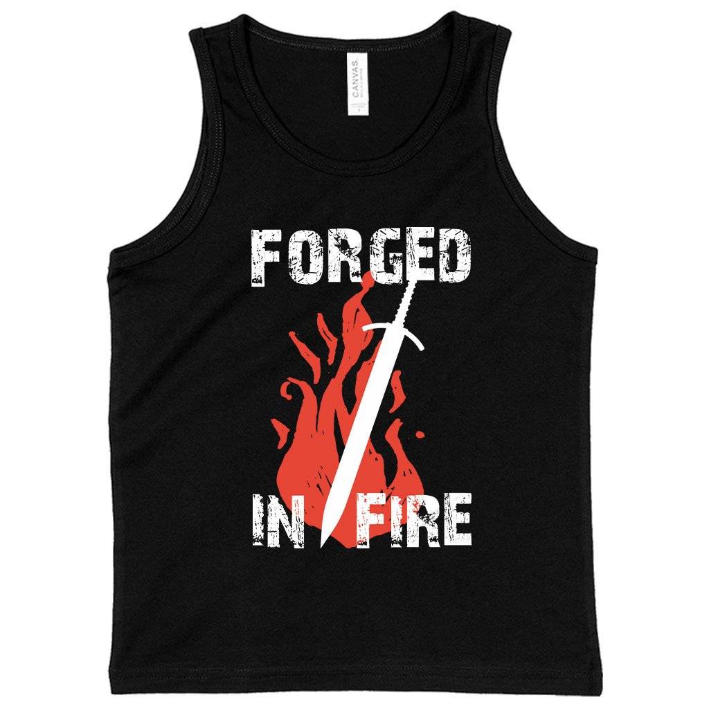 73762-43f201.jpeg Kids' Forged in Fire Tank - It Will Kill Tank Kids & Baby Kids' Clothing Color : Black|Neon Blue|White