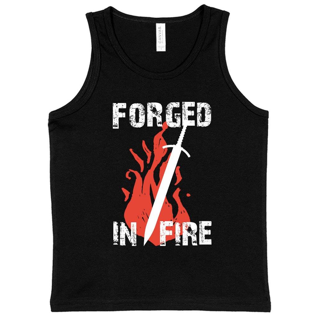 73762-fcd8f2.jpeg Kids' Forged in Fire Tank - It Will Kill Tank Kids & Baby Kids' Clothing Color : Black|Neon Blue|White