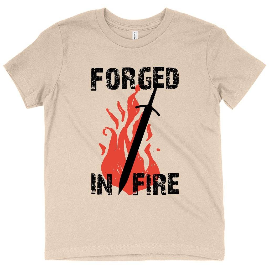 73766-29e2bd.jpeg Kids' Forged in Fire T-Shirt - It Will Kill T-Shirt Kids & Baby Kids' Clothing Color : White|Black|Natural