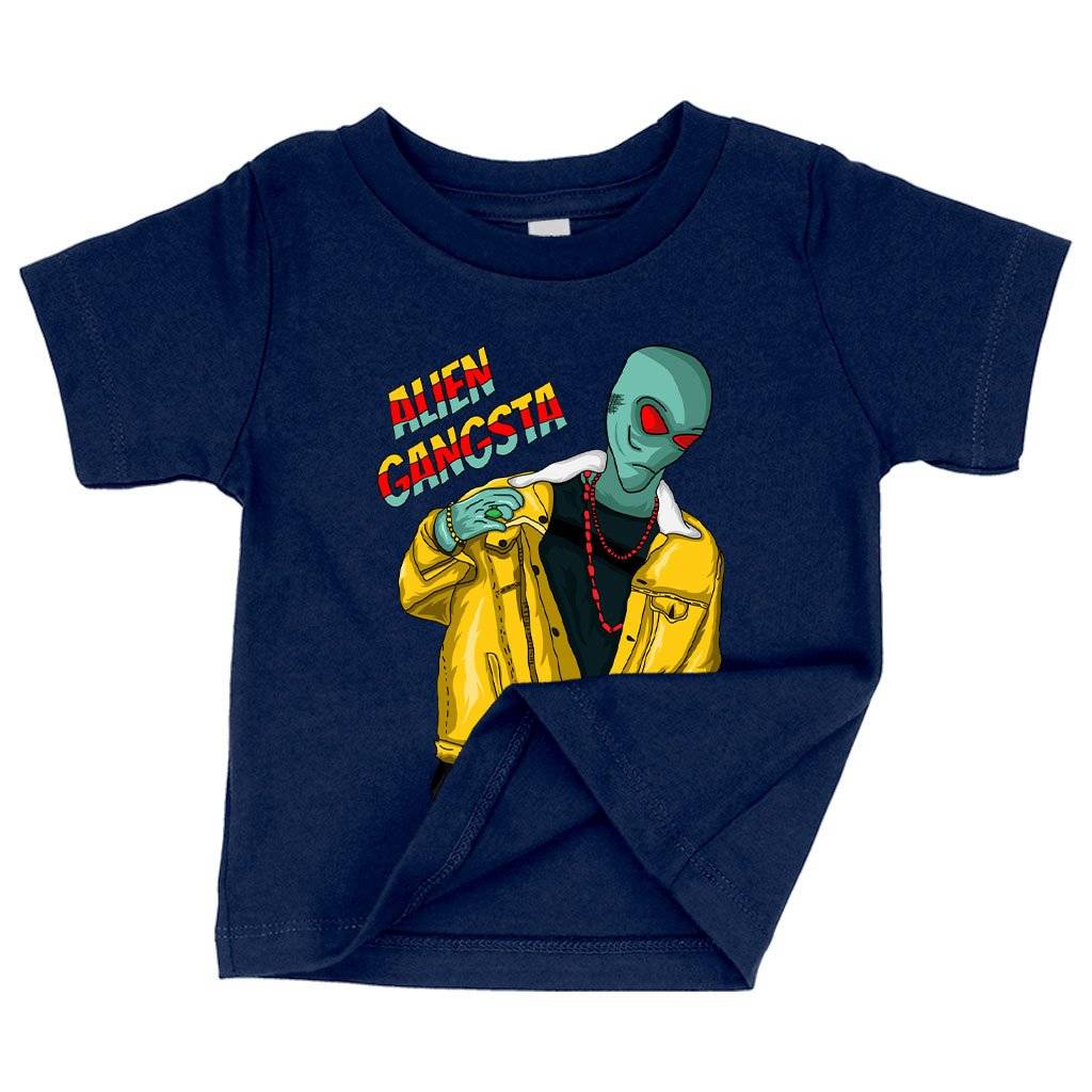 73915-c115b7.jpeg Baby Alien Gangsta T-Shirt Baby Clothing Kids & Baby Color : White|Athletic Heather|Navy