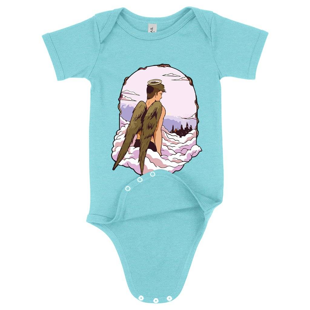 73917-e63cc4.jpeg Baby Heaven Onesie Baby Clothing Kids & Baby Color : Peach Triblend|Gray Triblend|Ice Blue Triblend